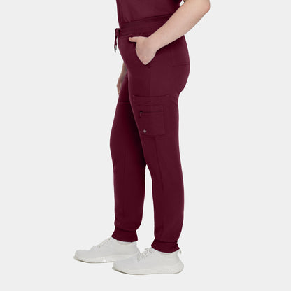 V-Tess Jogger Pants  | Wine