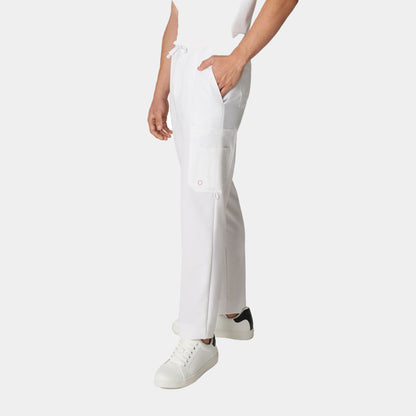 V-Tess Cargo Pants  | White