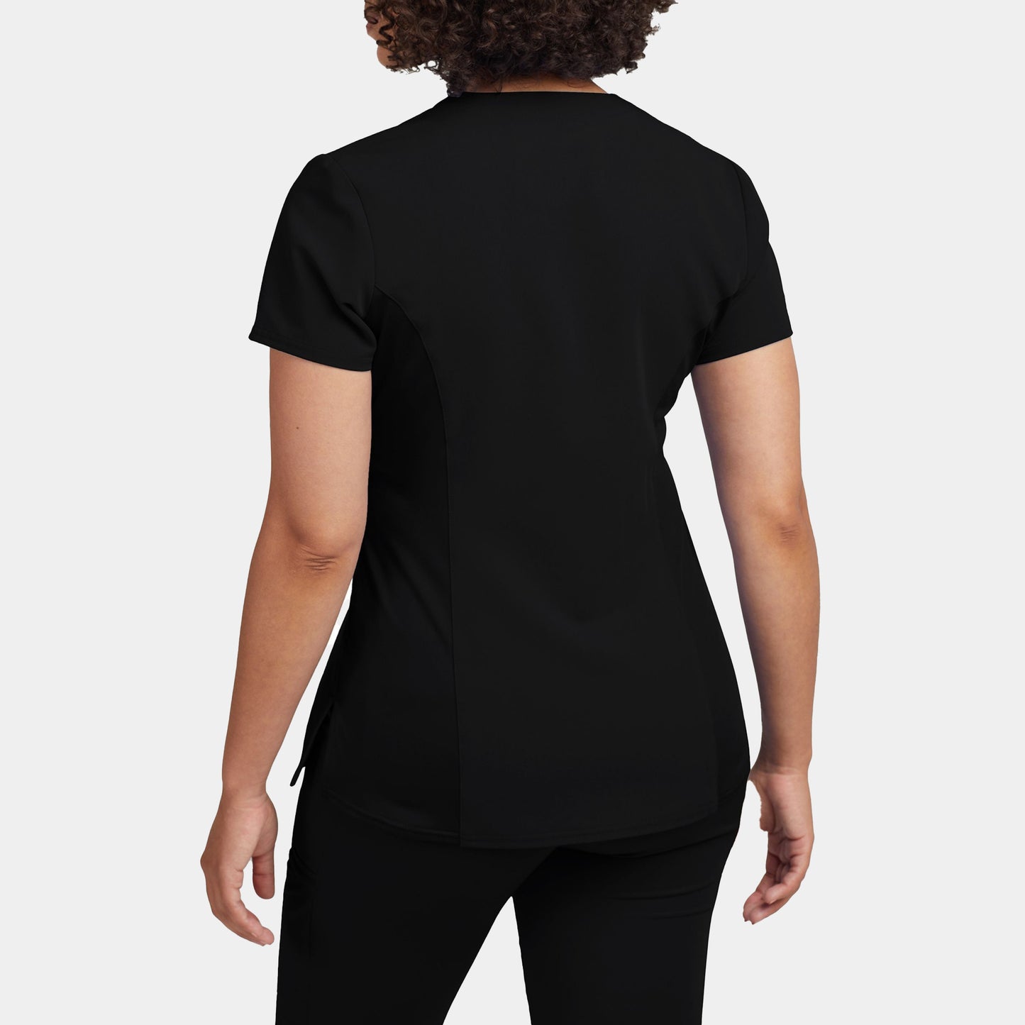 V-Tess 3-Pocket V-Neck Top  | Black