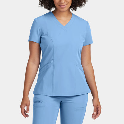 V-Tess 3-Pocket V-Neck Top  | Ceil