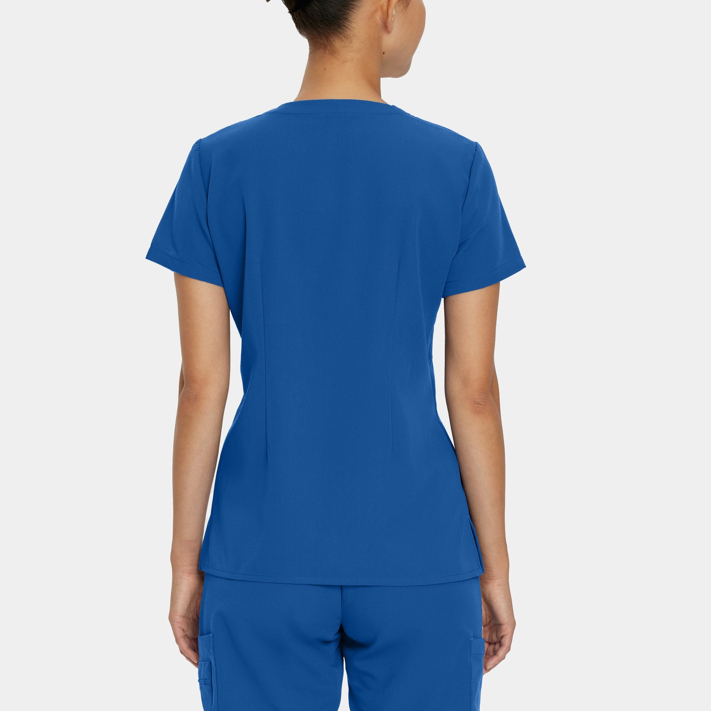 V-Tess 1-Pocket V-Neck Top  | Royal