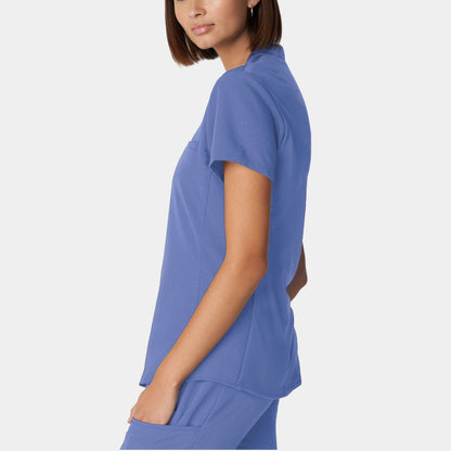V-Tess 2-Pocket V-Neck Top  | Ceil