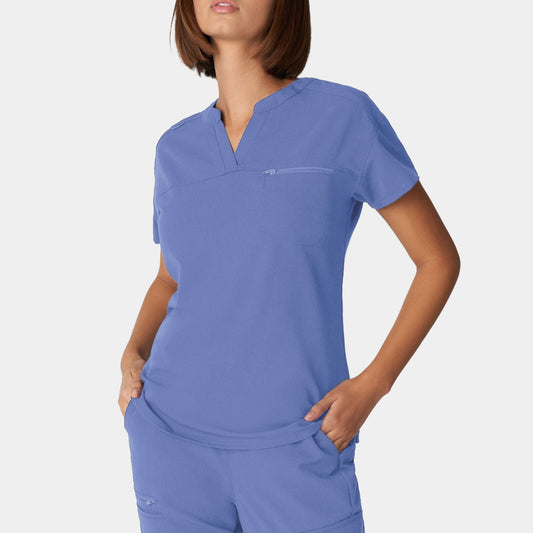 V-Tess 1-Pocket V-Neck Top  | Ceil