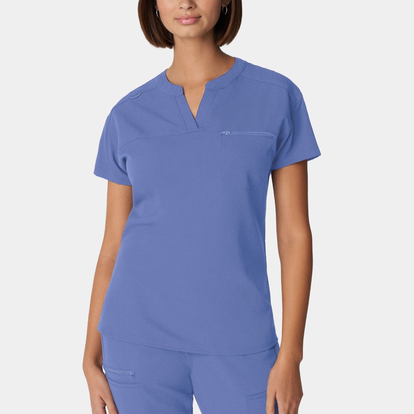 V-Tess 1-Pocket V-Neck Top  | Ceil