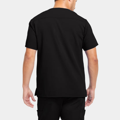 V-Tess 3-Pocket V-Neck Top  | Black