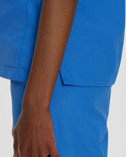 Essentials 4-Pocket V-Neck Top  | Graphite