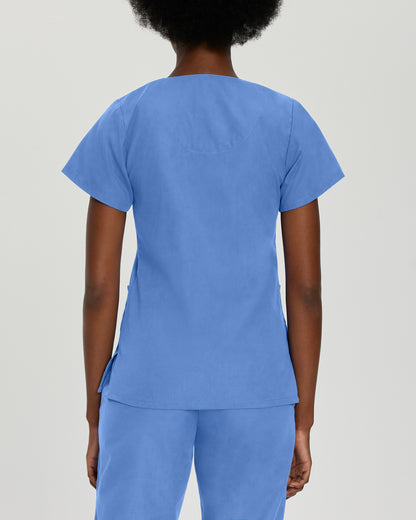 Essentials 4-Pocket V-Neck Top  | Ceil