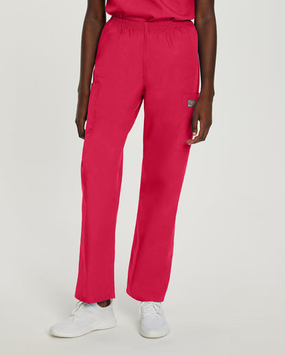 Scrub Zone Cargo Pants  | Red