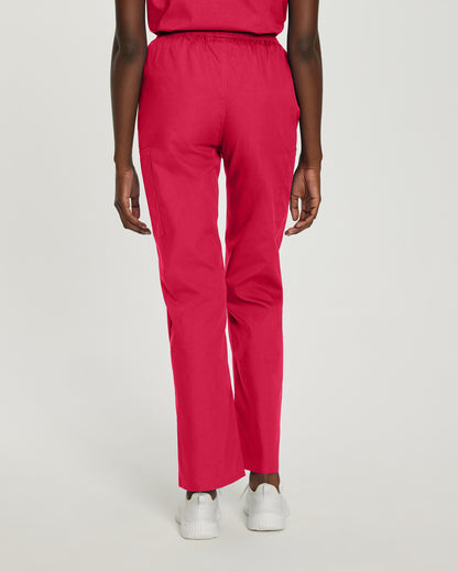 Scrub Zone Cargo Pants  | Red