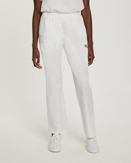 Scrub Zone Cargo Pants  | White