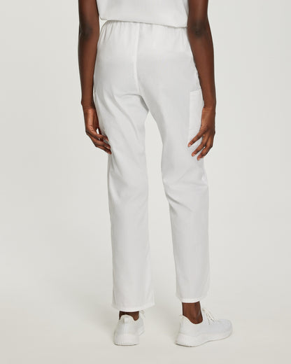 Scrub Zone Cargo Pants  | White