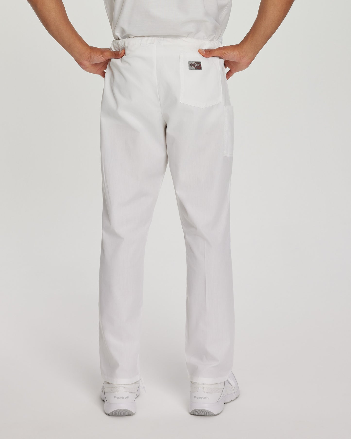 Scrub Zone Cargo Pants  | White