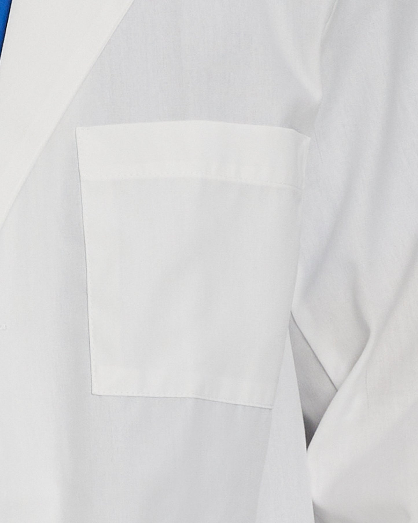 Scrub Zone 3-Pocket Mid-Length White Coat  | White