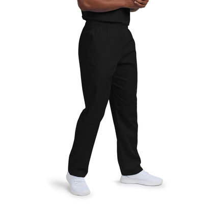 Scrub Zone No-Pocket Flex-Waist Pants  | Black