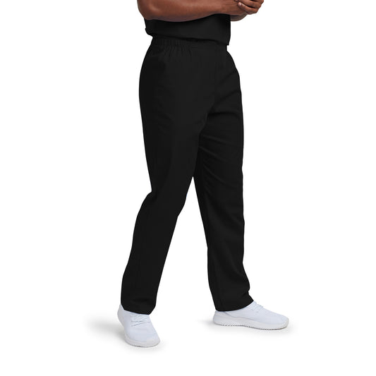 Scrub Zone No-Pocket Flex-Waist Pants  | Black