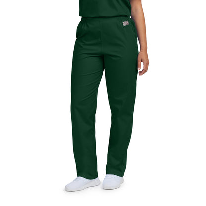 Scrub Zone No-Pocket Flex-Waist Pants  | Hunter