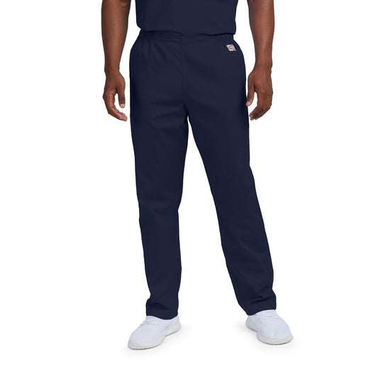 Scrub Zone No-Pocket Flex-Waist Pants  | Navy