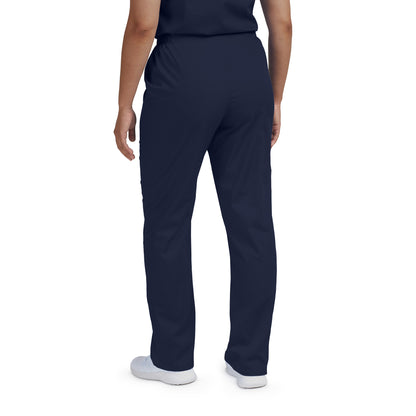 Scrub Zone No-Pocket Flex-Waist Pants  | Navy