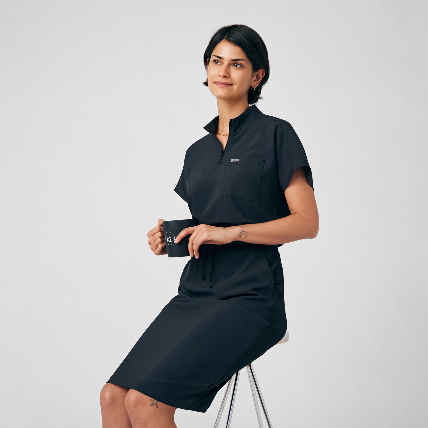 Forward 3-Pocket Dress  | Black
