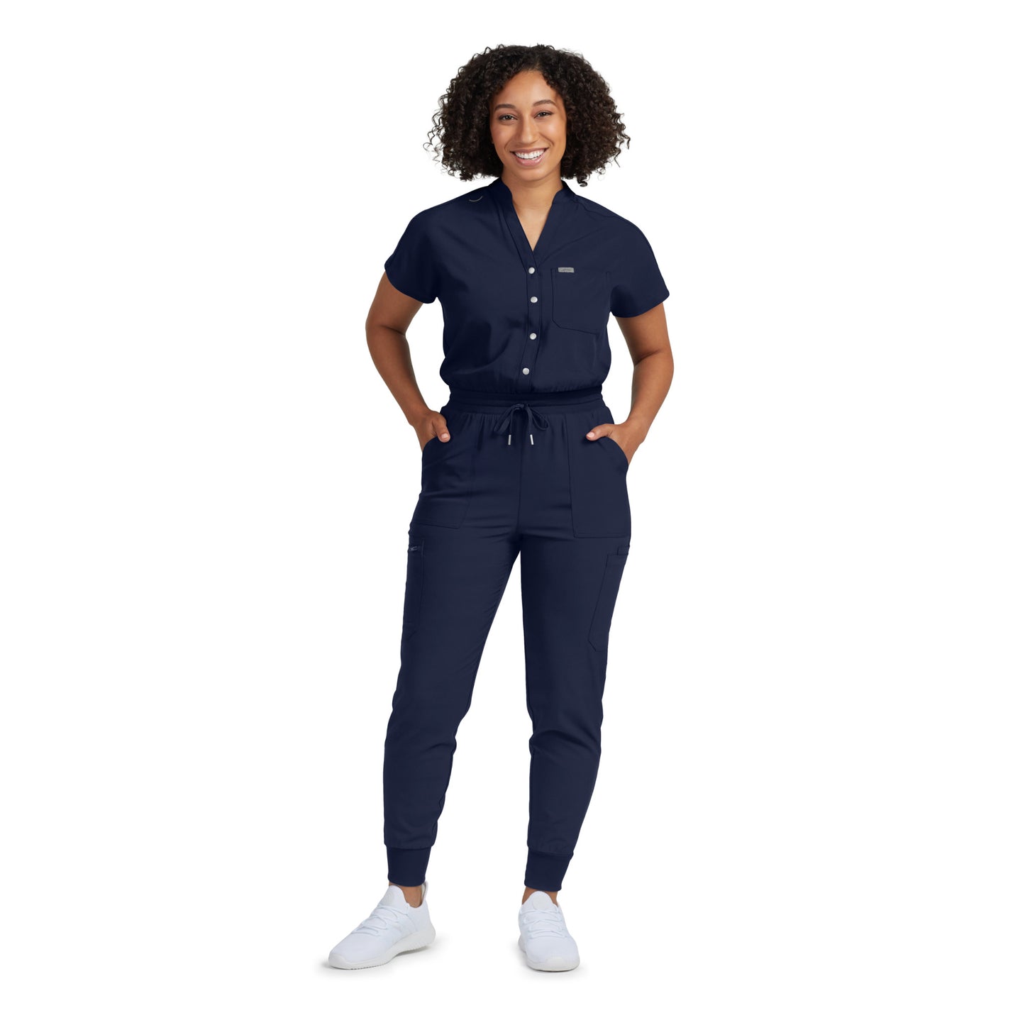 Forward 8-Pocket Cargo Jumpsuit  | Navy