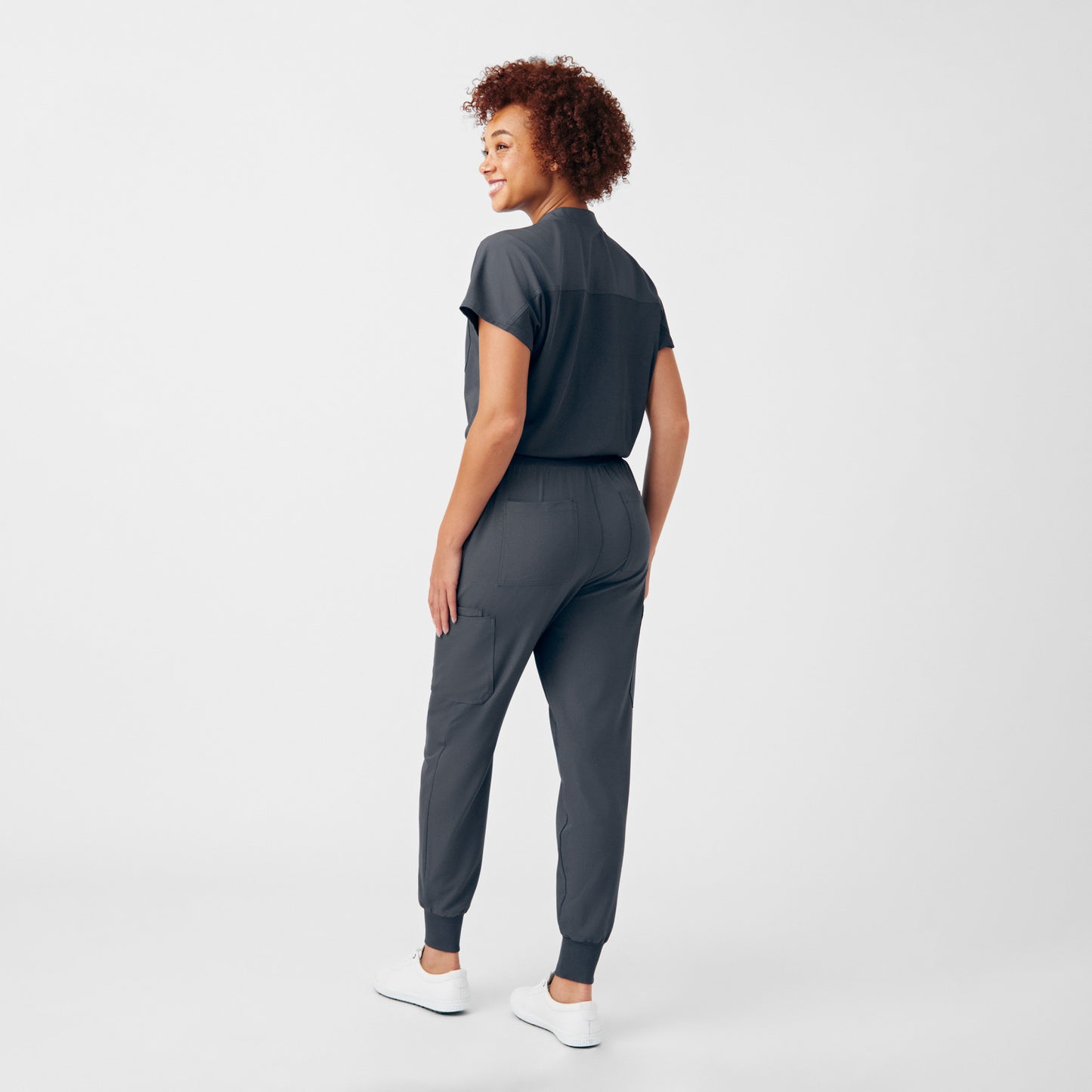 Forward 8-Pocket Cargo Jumpsuit  | Pewter