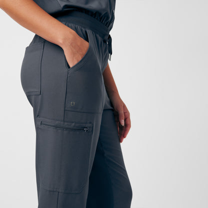 Forward 8-Pocket Cargo Jumpsuit  | Pewter