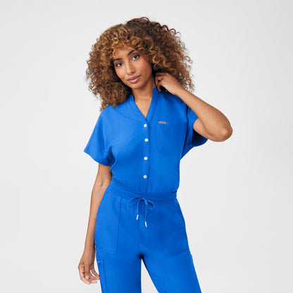 Forward 8-Pocket Cargo Jumpsuit  | Royal