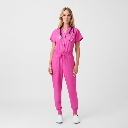 Forward 8-Pocket Cargo Jumpsuit  | Rose Violet