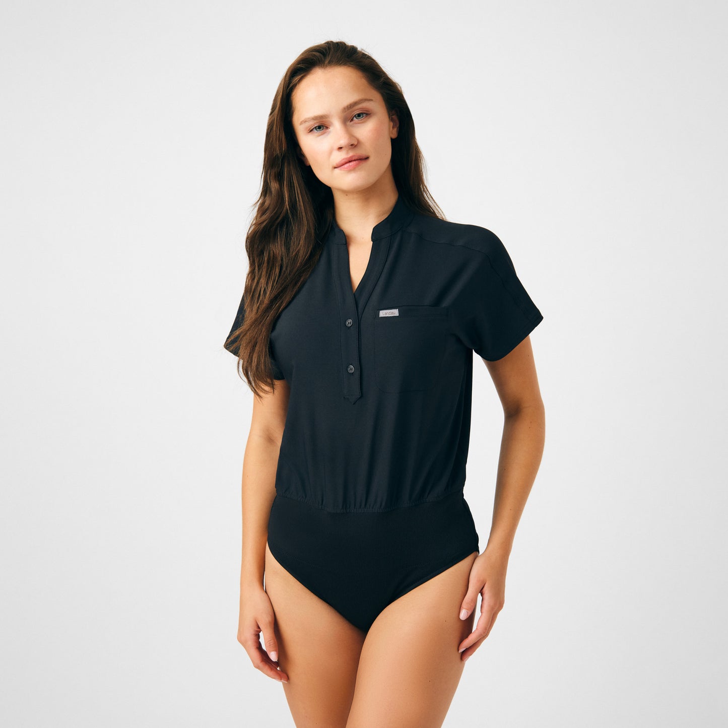 Forward 1-Pocket Bodysuit  | Black