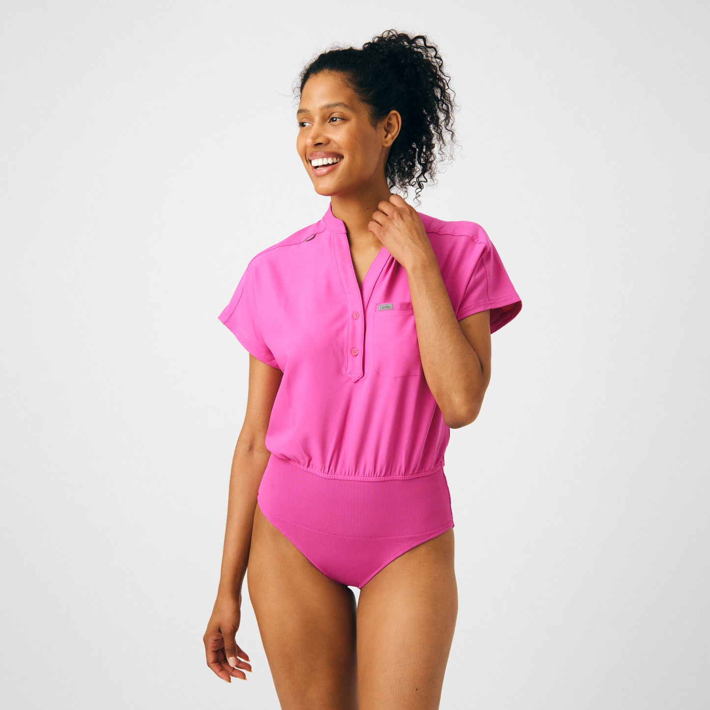 Forward 1-Pocket Bodysuit  | Rose Violet