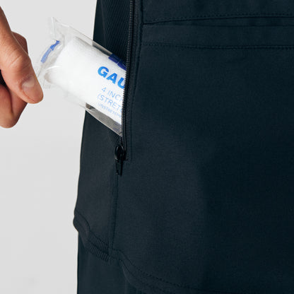 Forward 3-Pocket V-Neck Top  | Black