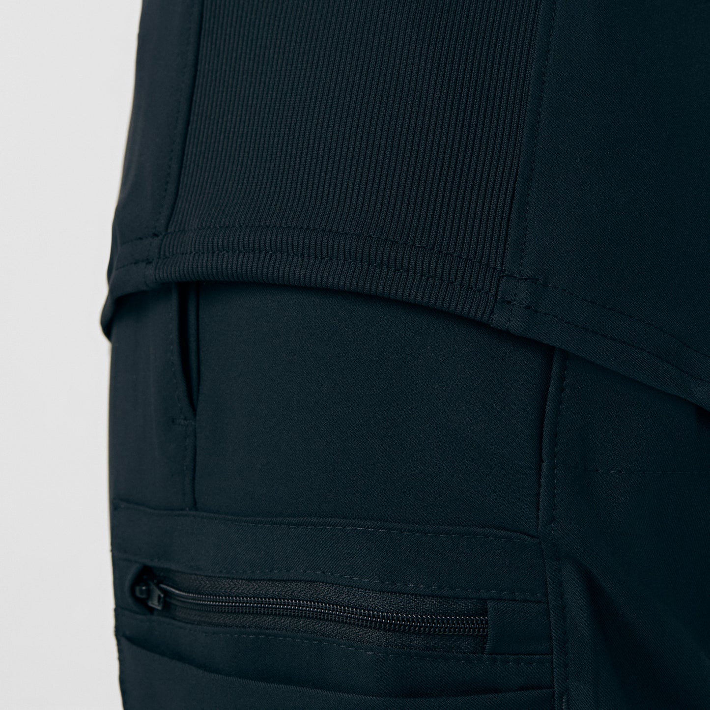 Forward 3-Pocket V-Neck Top  | Black