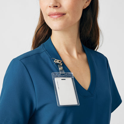 Forward 3-Pocket V-Neck Top  | Caribbean