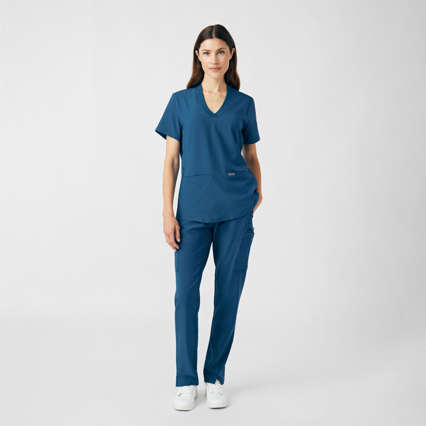 Forward 3-Pocket V-Neck Top  | Caribbean