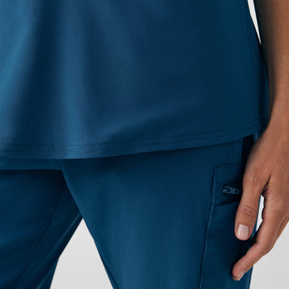 Forward 3-Pocket V-Neck Top  | Caribbean