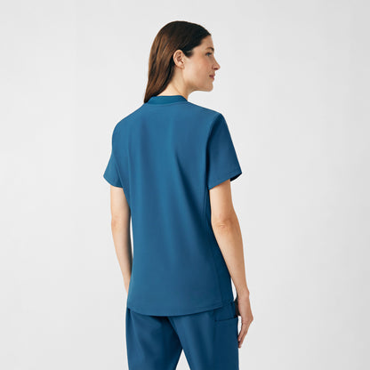 Forward 3-Pocket V-Neck Top  | Caribbean