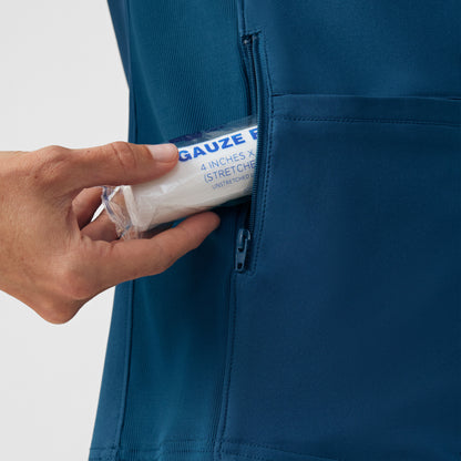 Forward 3-Pocket V-Neck Top  | Caribbean