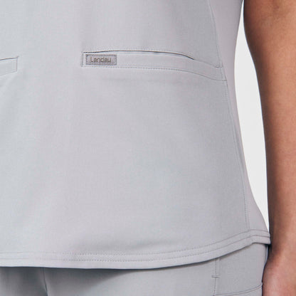Forward 3-Pocket V-Neck Top  | Gray