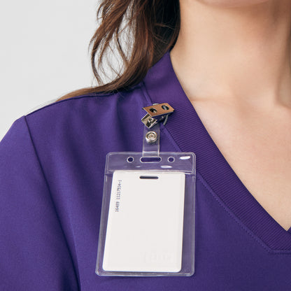 Forward 3-Pocket V-Neck Top  | Grape