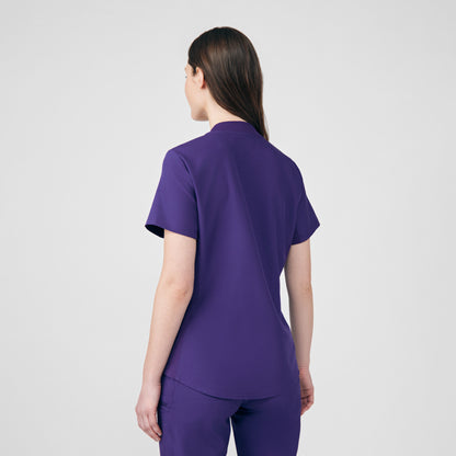 Forward 3-Pocket V-Neck Top  | Grape