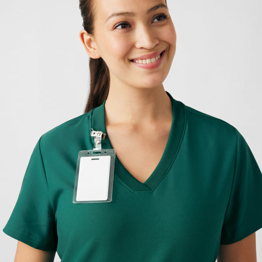 Forward 3-Pocket V-Neck Top  | Hunter