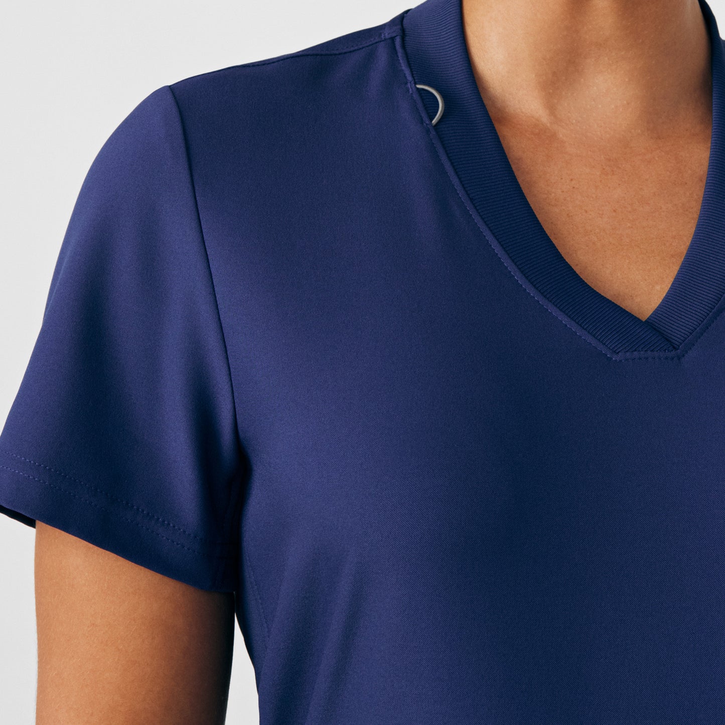 Forward 3-Pocket V-Neck Top  | Navy
