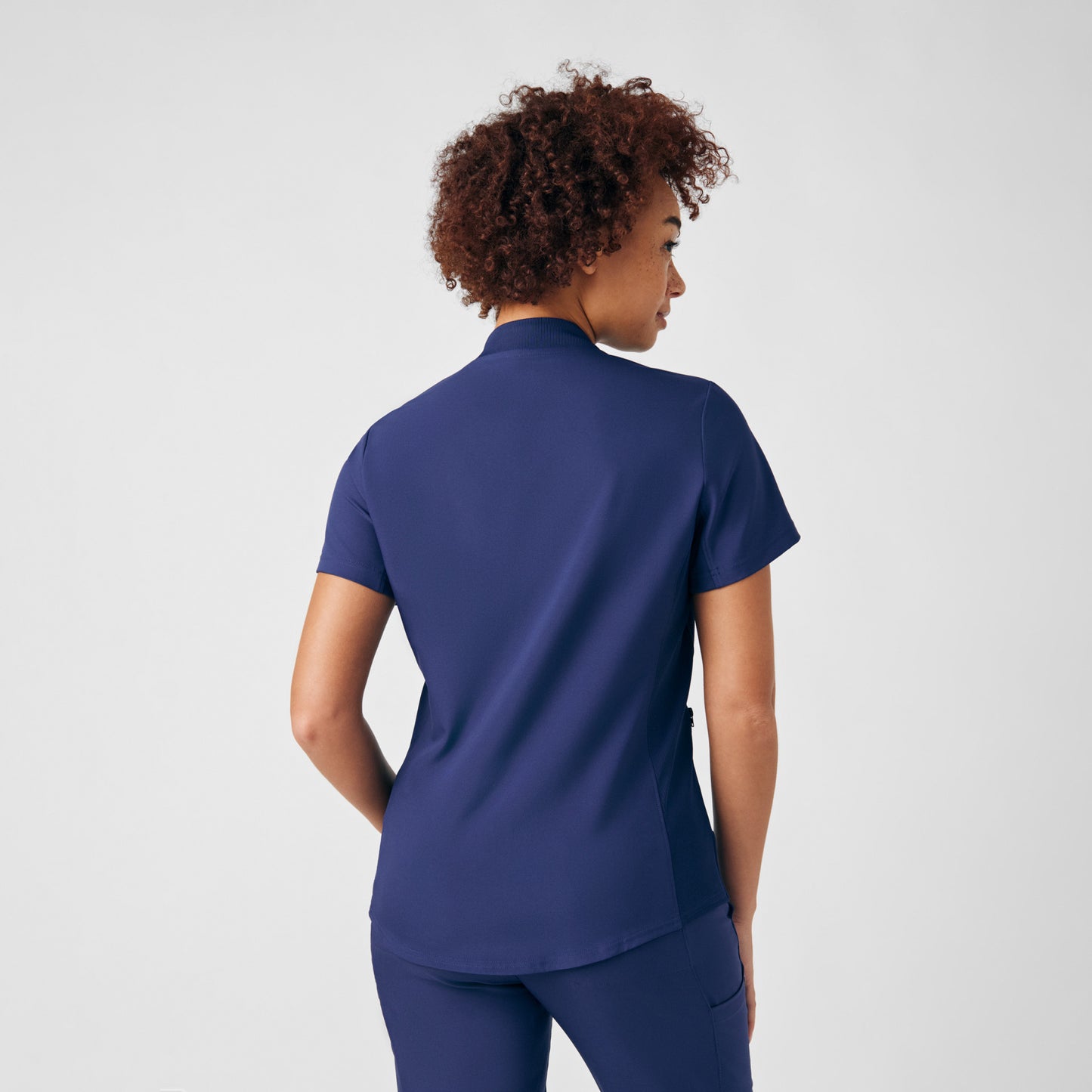 Forward 3-Pocket V-Neck Top  | Navy