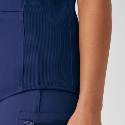 Forward 3-Pocket V-Neck Top  | Navy