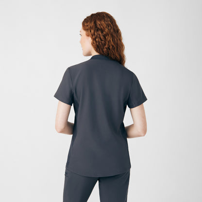 Forward 3-Pocket V-Neck Top  | Pewter