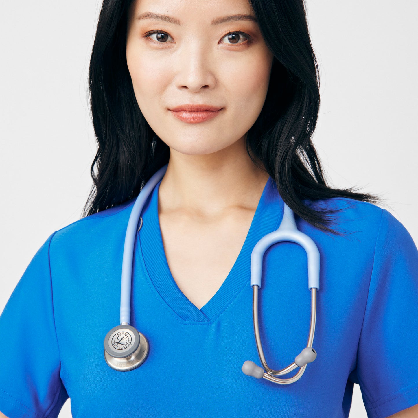 Forward 3-Pocket V-Neck Top  | Royal