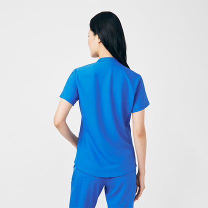Forward 3-Pocket V-Neck Top  | Royal