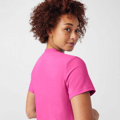 Forward 3-Pocket V-Neck Top  | Rose Violet