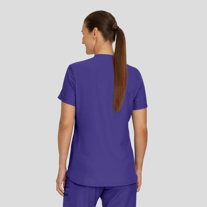Forward 3-Pocket V-Neck Top  | Ultra Violet