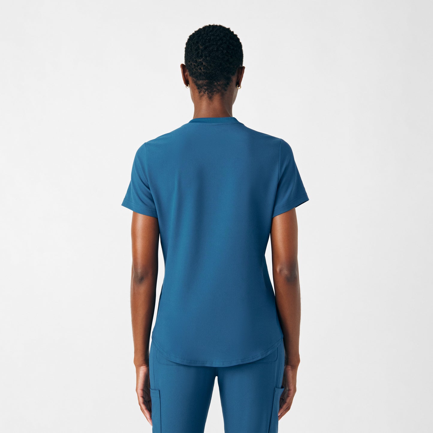 Forward 2-Pocket V-Neck Top  | Caribbean